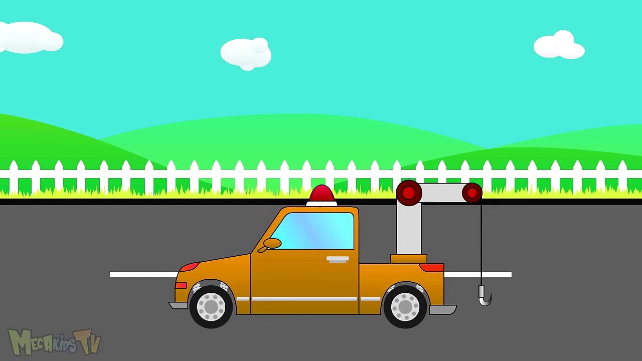 Tow Truck Monster Trucks For Children -Tow Truck Rakasa Truk Untuk Anak mega Anak Tv