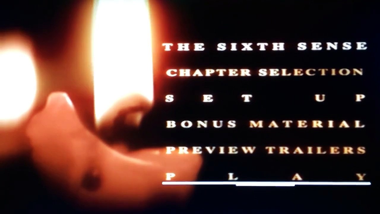 The Sixth Sense DVD Menu