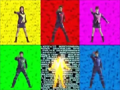 Dekaranger vs Abaranger Henshin and Roll Call