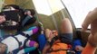 Man solves Rubik's cube while skydiving in Freefall!