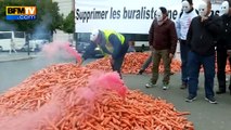 Opération dans toute la France des buralistes contre le paquet neutre
