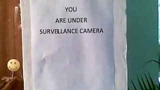 You are under surveillance camera. LIVE IN NEW DELHI, INDIA