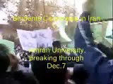 07 Dec 09 Tehran University students stage a mass protest against the government of Iran