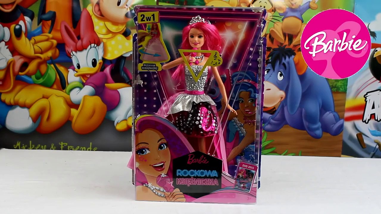 Mattel - Barbie in Rock`n Royals - Singing Princess Courtney Doll /2in1/