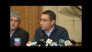 Ponta, mesaj dupa alegerile pierdute in noiembrie 2014