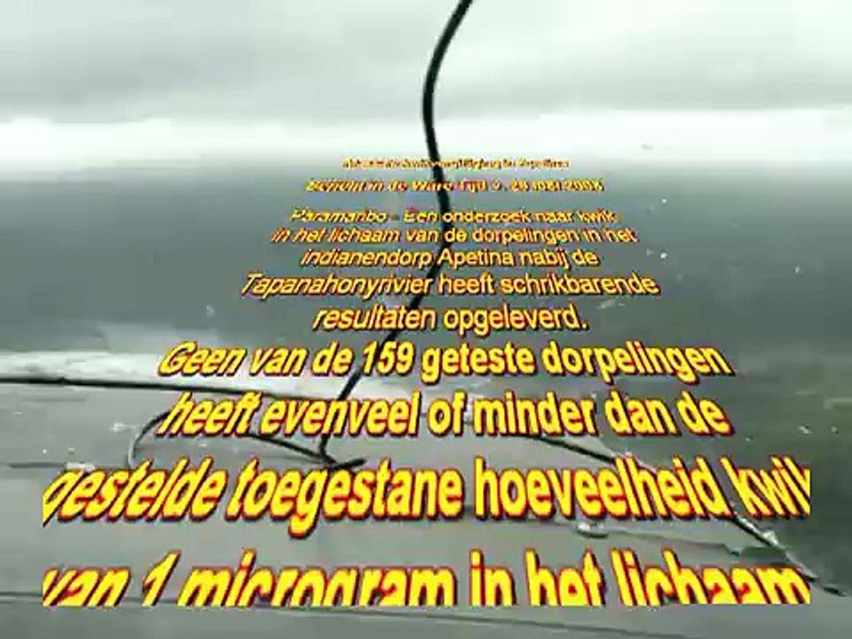 Apetina kwikvergiftigt ?  Hoe Suriname  met zijn burgers omgaat  -Deel 1-