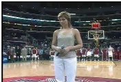 Sissel Makes Up the National Anthem (Stanford vs Oregon 2004 Pac-10 Basketball Tournament)