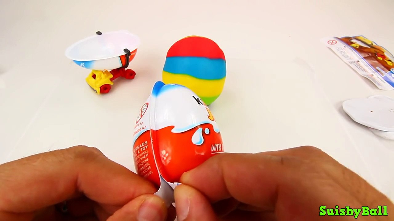 Kinder Joy Surprise Egg Unboxing with Surprise Play Doh Egg