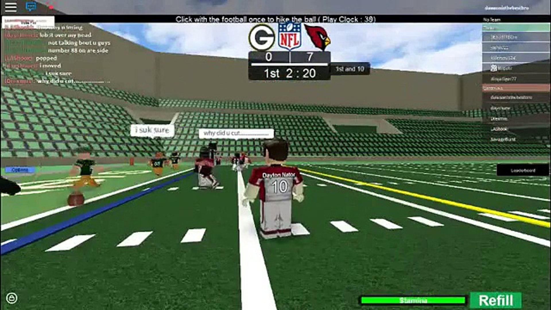 football trolling! roblox football