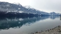 بحيرة برينز يناير 2015 Lake brienz