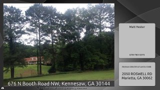676 N Booth Road NW, Kennesaw, GA 30144