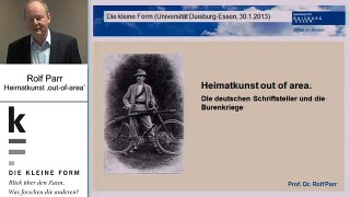 Die kleine Form: Prof. Dr. Rolf Parr (Germanistik)
