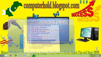 Microsoft Word Video Training Course Part 23 In Urdu And Hindi