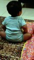 Cute 8 month old baby dancing. Stops when music stops