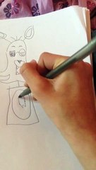FNAF Foxy drawing tutorial