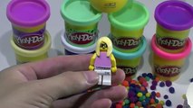 play doh kinder surprise eggs frozen peppa pig lego - Play dough toys