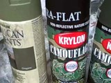 How to paint your airsoft gun woodland camo