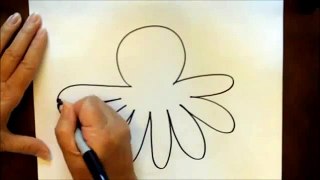 How to Draw a Cartoon Octopus Beginners Tutorial