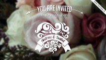 Wedding Titles with Decorations - with bonus Save the Date titles- After Effects template