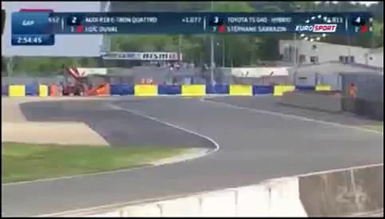 【ル・マン】2014ル・マン24時間耐久レース　フリー走行でロイック・デュバルが激しいクラッシュ！　