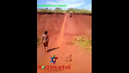 Cầu trượt ở Nông thôn - Cầu trượt có một không hai