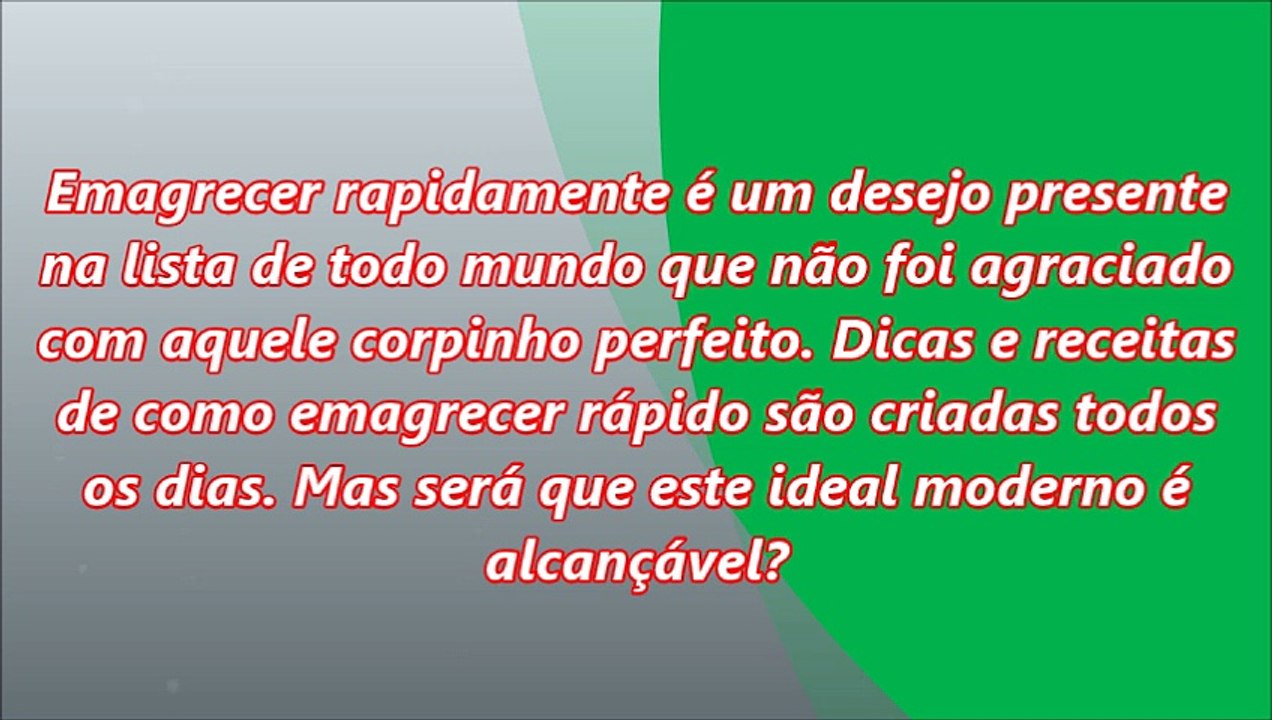 É possível emagrecer rapidamente com saúde e segurança?emagrecer-obesidade-dieta