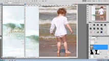 Digital Scrapbooking Tutorial: Blending Photos and Backgrounds