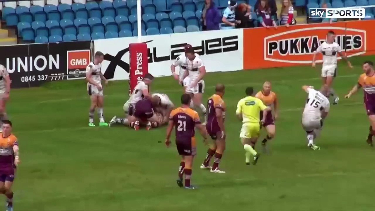 Enorme boulette en rugby à XIII
