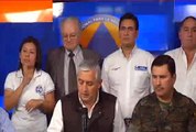 Otto Pérez Molina reporta nueva cifra de muertos y daños por sismo en Guatemala