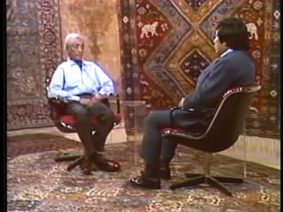 Krishnamurti with Chogyam Trungpa Rinpoche, part 1 of 5