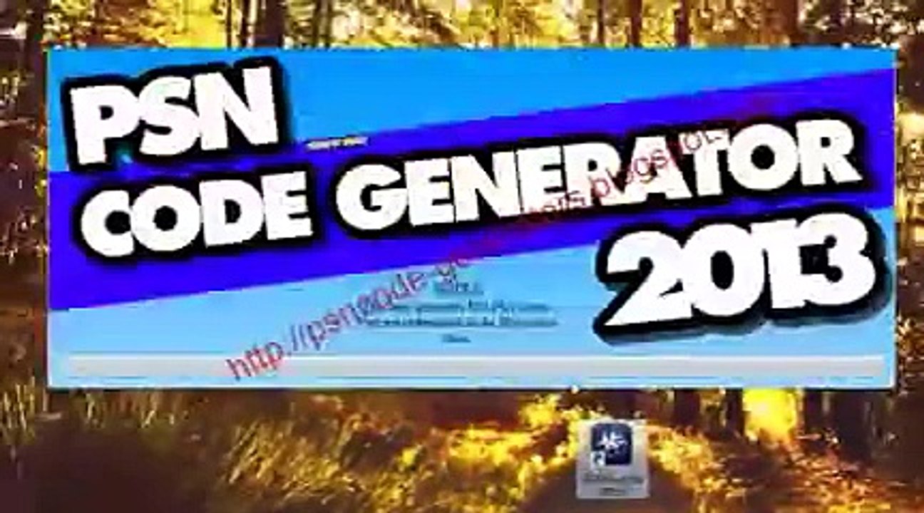 Working- free PSN code generator 2013 -generateur de code psn 2013 - Copy