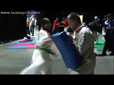 Kyokushin Karate Girl Kicking Ass