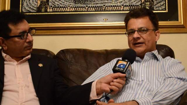 Dallas USA Ayaz Latif Palijo's Interview by Geo TV's Zahid Khanzada