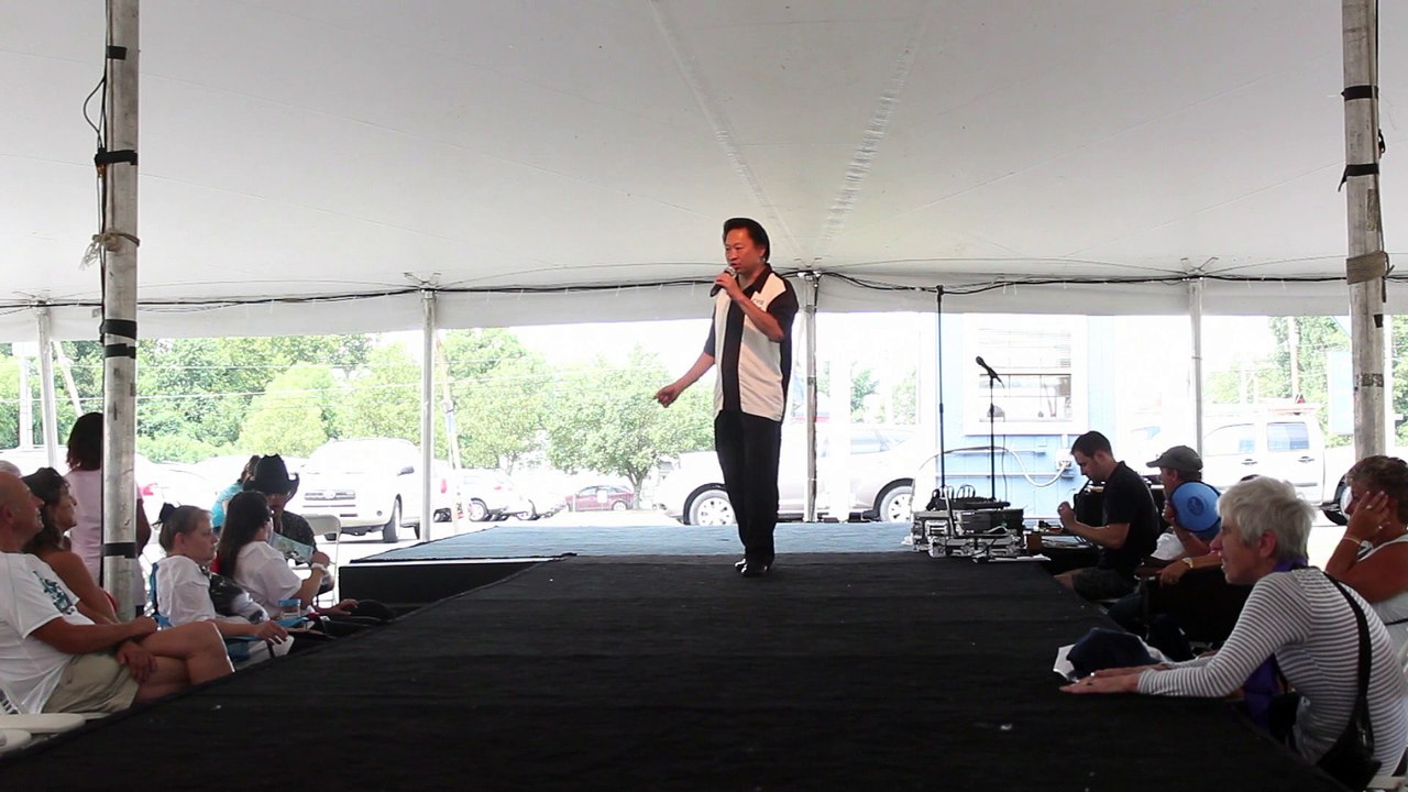 Nathan Shigemura sings 'Blueberry Hill Can't Stop Loving You' Elvis Week 2015