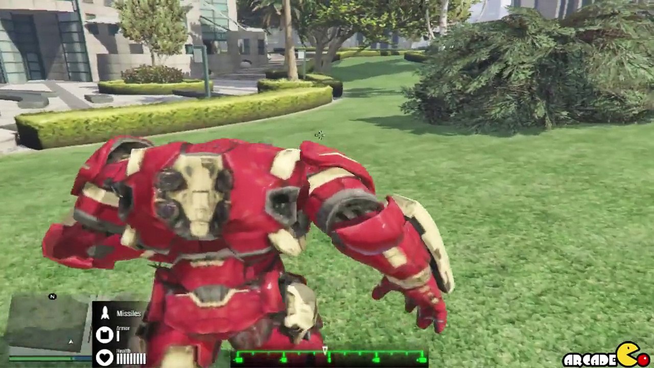GTA 5 MOD - IRON MAN HULKBUSTER Mod Showcase!