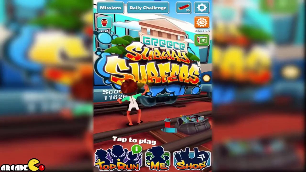 Despicable Me_ Minion Rush Multi Player Subway Surfers New Greece Map!