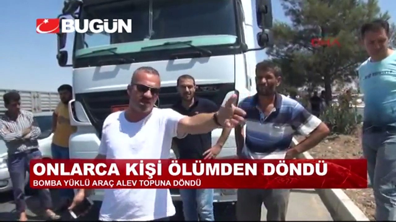 BATMAN'DA BOMBA YÜKLÜ ARAÇ BÖYLE PATLATILDI!
