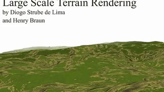 LSTR - Large Scale Terrain Renderer