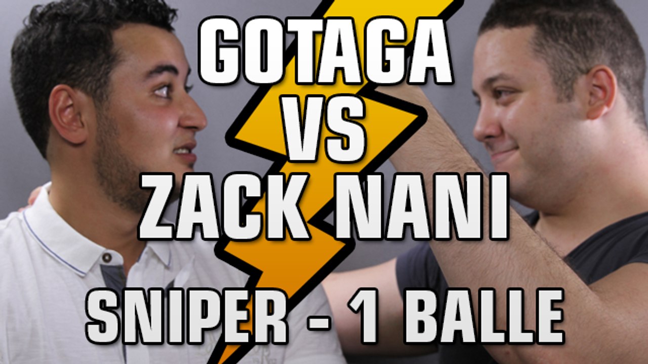 GOTAGA vs ZACK NANI - SNIPER 1 BALLE : BIOLAB = J'VAIS TE LA METTRE.