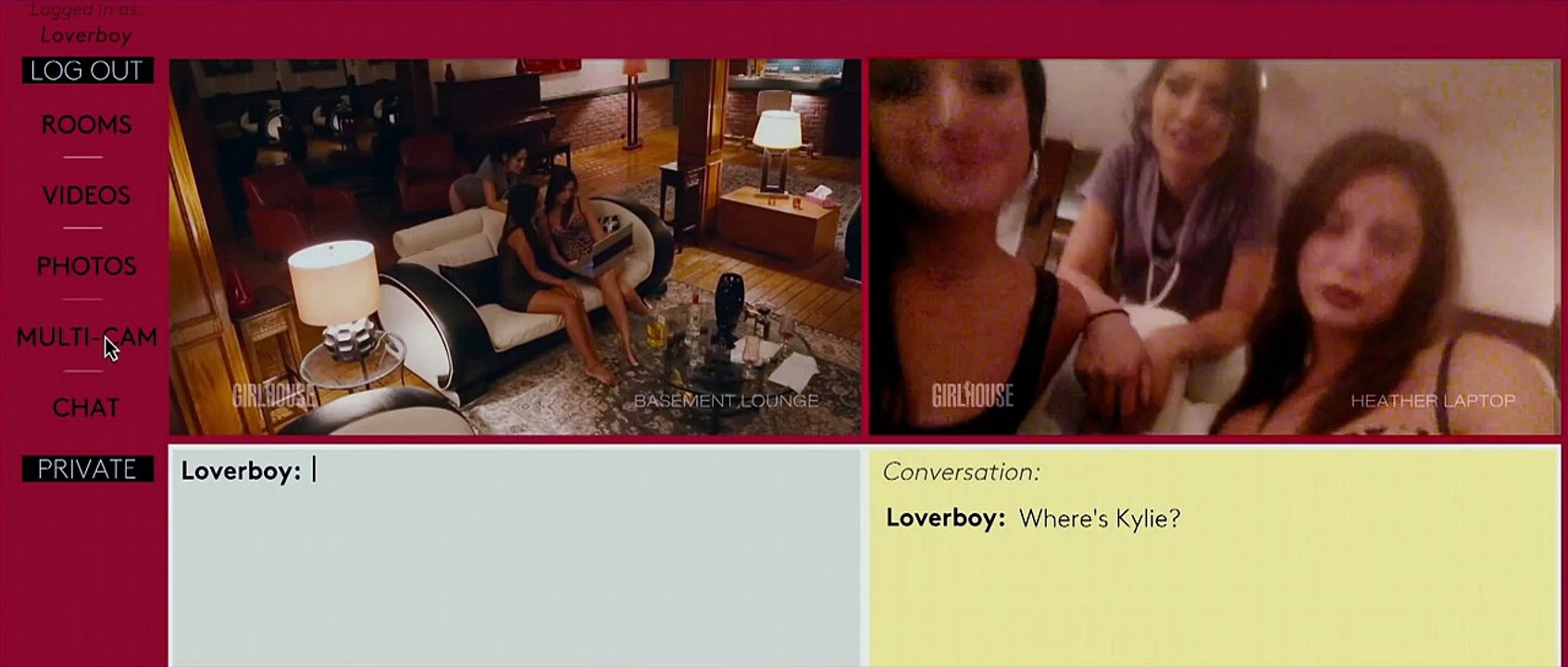 Exclusive: Girlhouse Clip - Loverboy Goes Crazy (2014) Ali Cobrin Horror Movie HD