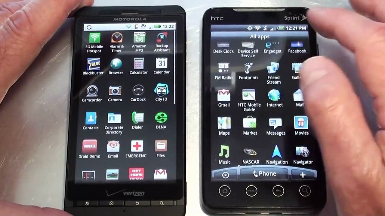 Motorola Droid X Vs HTC EVO 4G Part 2