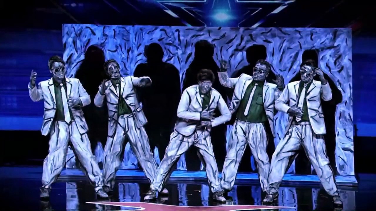 America's Got Talent 2015 - Animation Crew Dancers Pop and Lock to Michael Jackson Tune