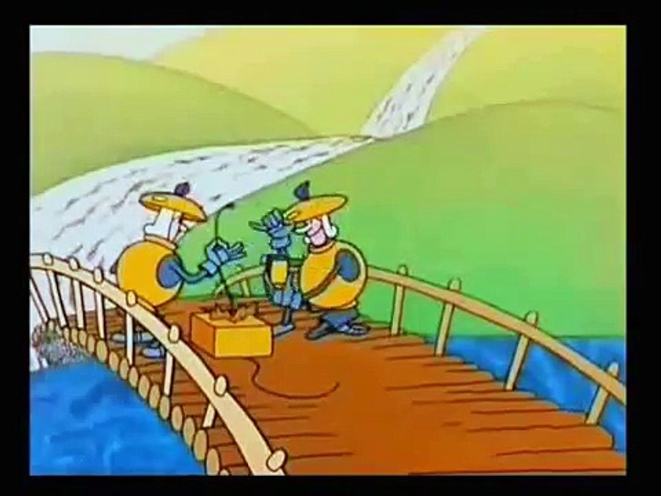 "In the wake of Bremen Town Musicians" Part 2 - cartoon music with English subtitles.