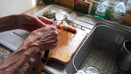 cuisine recette coque couteau et mye - 1ère partie