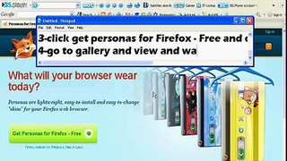 How to wear your Firefox and make your own theme [persona] for Firefox!