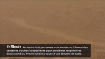 Une tempête de sable s'abat sur le Proche-Orient