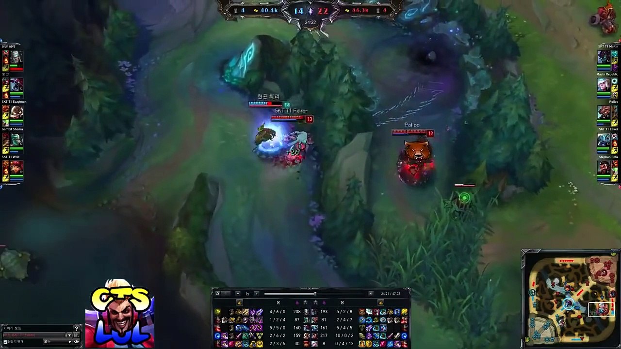 SKT T1 Faker Fizz vs Cho'gath Mid Highlights Lol 3/2015 - My Video Game Guige