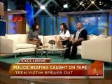 15 yr old Teen girl in jail beating video speaks out on cop attacking her in Police brutality case