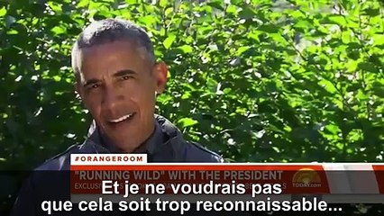 Pour survivre en Alaska, Barack Obama mange un demi saumon abandonné par un ours