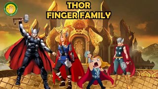 THOR Finger Family Nursery Song for Children and Babies